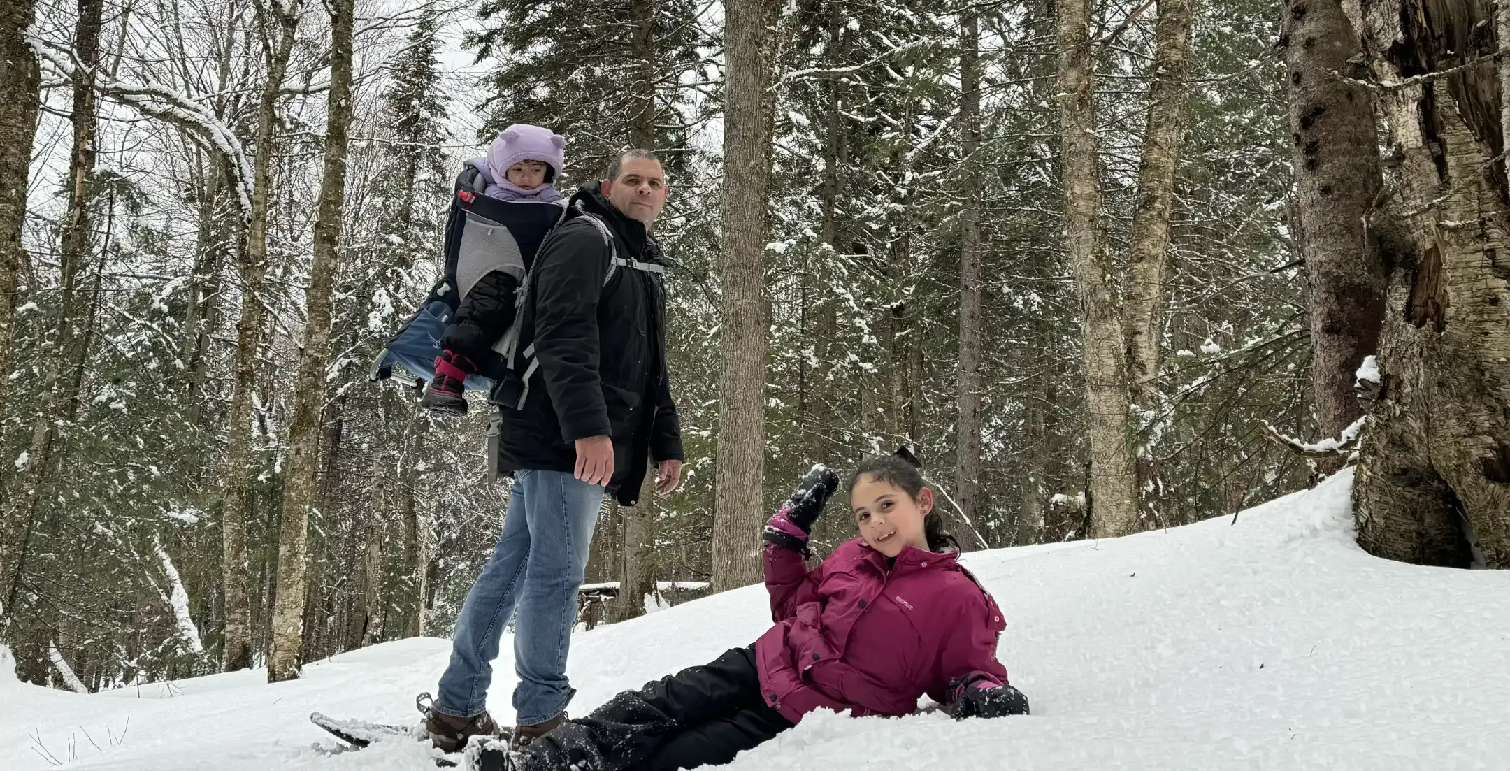 Family traveling near the water during a relaxed getaway